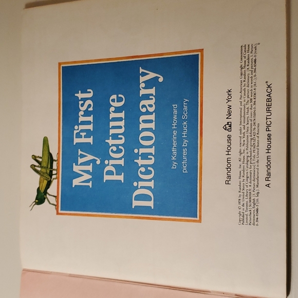 Vintage 1978, My First Picture Dictionary (Please Read To Me Book) Paperback - Picture 7 of 10